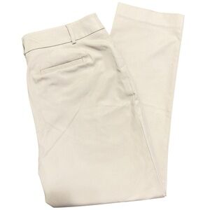 Dana Buchman Women’s Pants Size 12 Beige Stretch Cotton Blend Straight Leg